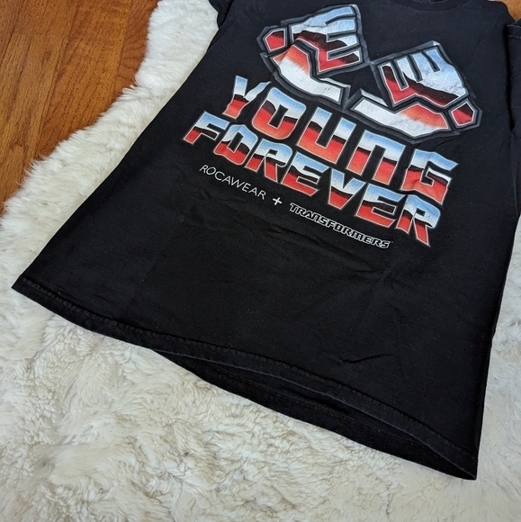 Rocawear X Transformers Men's Crew Neck Short Sleeve T-shirt M Black - Picture 5 of 8